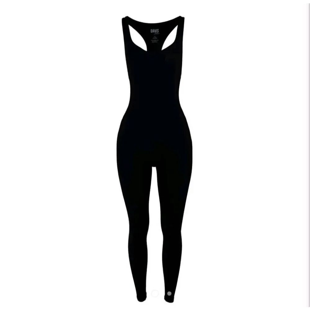 Davis Active Tank Jumpsuit Black sz XS/S